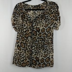 Animal Print Blouse